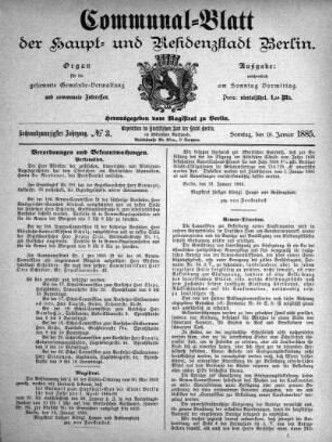 1885,3: No. 3, 18. Januar 1885