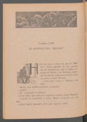 Capítulo LVIII - El regreso del "Mellao"
