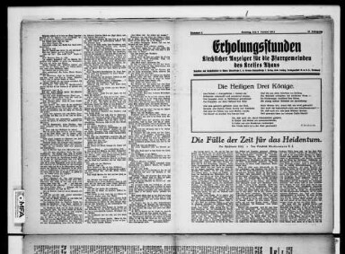 Titelseite einer Zeitung