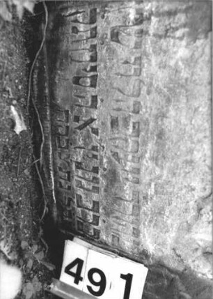 Grabstein 491 (Detailaufnahme)