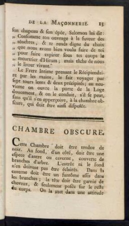 Chambre Obscure