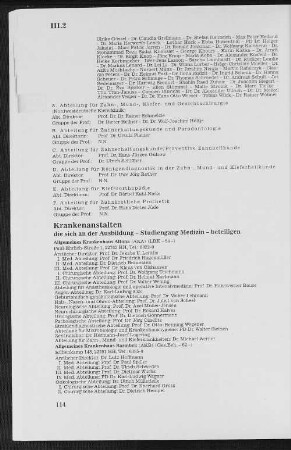 Krankenanstalten