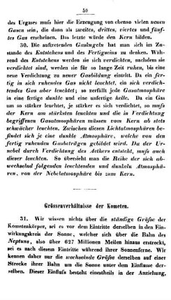 Größenverhältnisse der K.