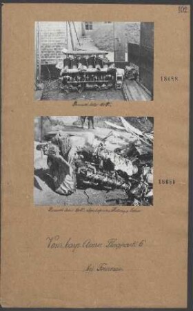"Renault"-Motor, 260 PS, abgeschossen von einem Fliegerabwehrkanonenzug südlich Le Chesne