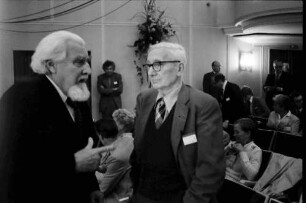 31. Tagung 1981 (29.6.-3.7.) Mediziner; Eröffnung: im Gespräch Konrad Lorenz, Nikolaas Tinbergen