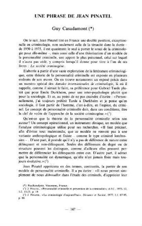 147-154, 10. Une phrase de Jean Pinatel