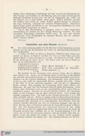 2: Inschriften aus dem Hauran : (Arabien)
