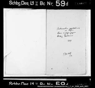 Instrumentum appellationis in Sachen Levin von Zerßen gegen Ludwig Neelmeier