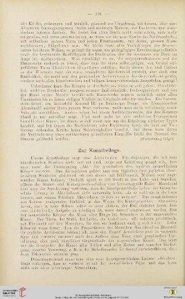 Zur Kunstbeilage