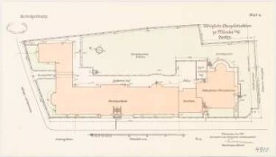 Oberzolldirektion, Münster: Lageplan 1:250