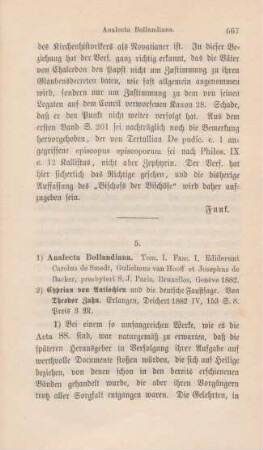 667-670 [Rezension] Zahn, Theodor von, Cyprian von Antiochien und die deutsche Faustsage