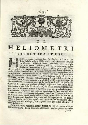 De Heliometri structura et usu