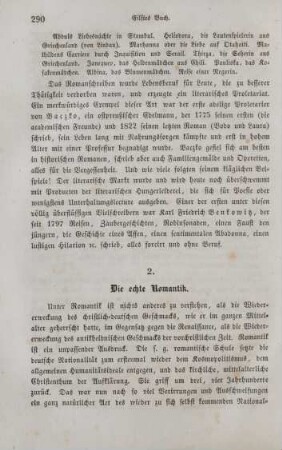 2. Die echte Romantik