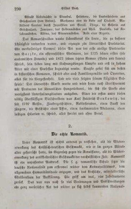 2. Die echte Romantik