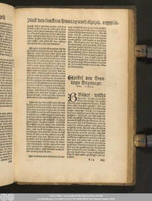 Epistel des Sontags Septuagesime. 1. Cor. 9.