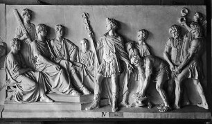 Rom, Modell für das Relief des Zyklus "Kulturgeschichte der Menschheit" in der Leipziger Universitätsaula