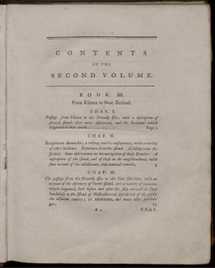 Contents Of The Second Volume.