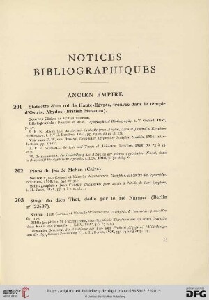 Ancien Empire (No. 201 - 266)