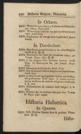 Historia Helvetica