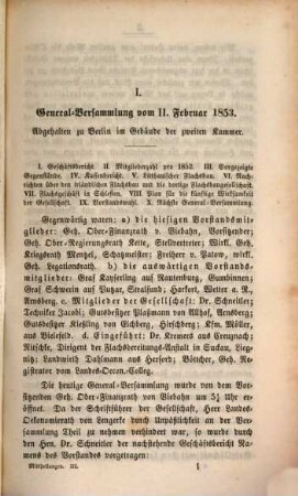 Mittheilungen der Gesellschaft zur Beförderung des Flachs- und Hanfbaues in Preußen. 3. 1853, Mai