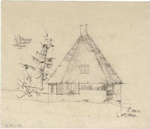 Gsaenger, Gustav; Hirschegg / Kleinwalsertal (Österreich); Ev. Kreuz Kirche - Südostseite (Perspektive)