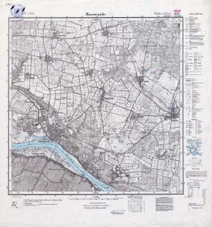 2528 (alte Nr.: 1124) Hamwarde, Meßtischblatt