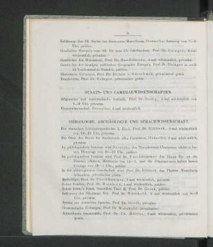 Philologie, Achäologie Und Sprachwissenschaft.