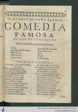 El Guante De Doña Blanca.