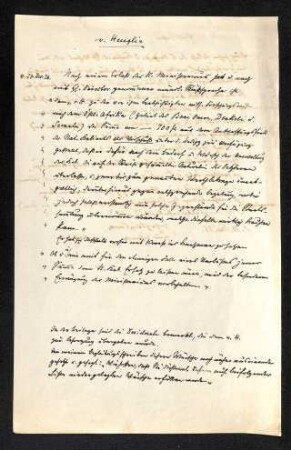 Handschriftliches Schreiben