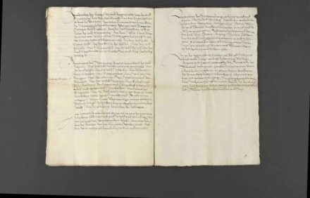 Kopie eines Vertrags, den Bischof Melchior von Würzburg mit Graf Ludwig von Stolberg wegen der Wertheimer Lehen geschlossen hat.