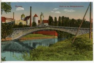 Wurzen. Partie a.d. Mühlgrabenbrücke