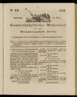 No 12. 21. März. 1834