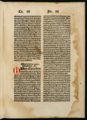 IIIr-IVr, Maria dicitur mulier. Capitulum III.