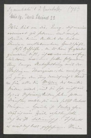 Brief an Hans von Bülow : 11.11.1878