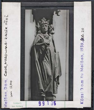 Meißen, Dom: Ostchor, Nordwand, Kaiser Otto I.