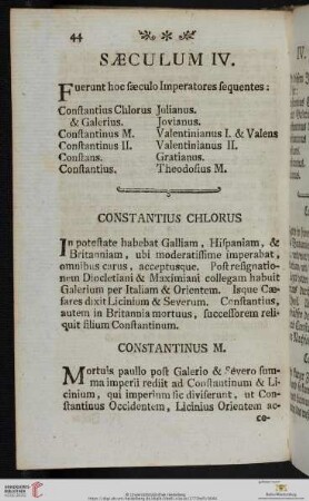 Sæculum IV