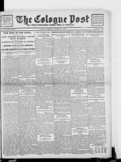 The Cologne Post : the oldest established british daily in Germany