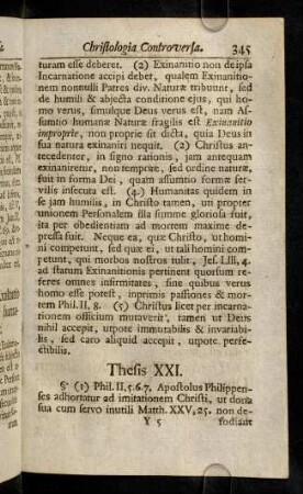 345-361, Thesis XXI. - XXV.