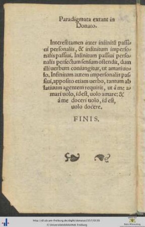 Paradigmata extant in Donato