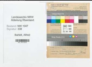Entnazifizierung Alfred Bartelt , geb. 14.02.1911 (Angestellter)