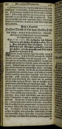 Das 9. Capitel. Daß der Mensch Gott mehr schuldig ist für das jenige, was er in ihm selbst hat, [...].