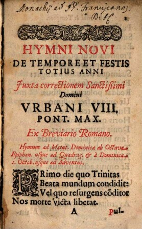 Novi Hymni ex breviario romani