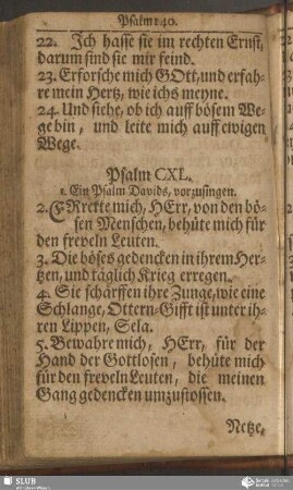 Psalm CXL