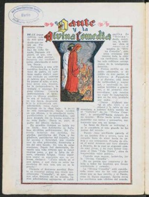 Dante y la Divina comedia
