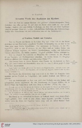 17. Kapitel: Einzelne Theile des Aeusseren der Kirchen