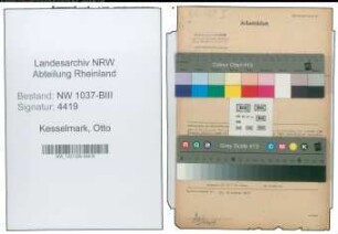 Entnazifizierung Otto Kesselmark , geb. 07.07.1894 (Verw.Angestellter)