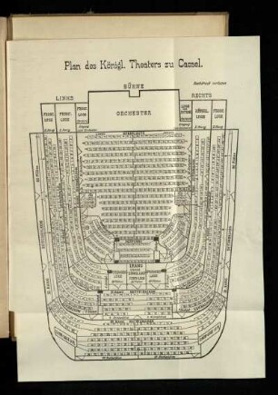 Plan des Königl. Theaters zu Cassel