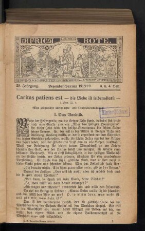 Dezember-Januar 1918/19. 3. u. 4. Heft