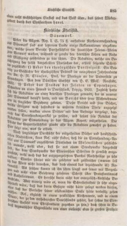 185-192 Kirchliche Statistik