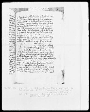 Verschiedene liturgische Schriften in einem Band — Initiale A (gni), Folio 117 recto